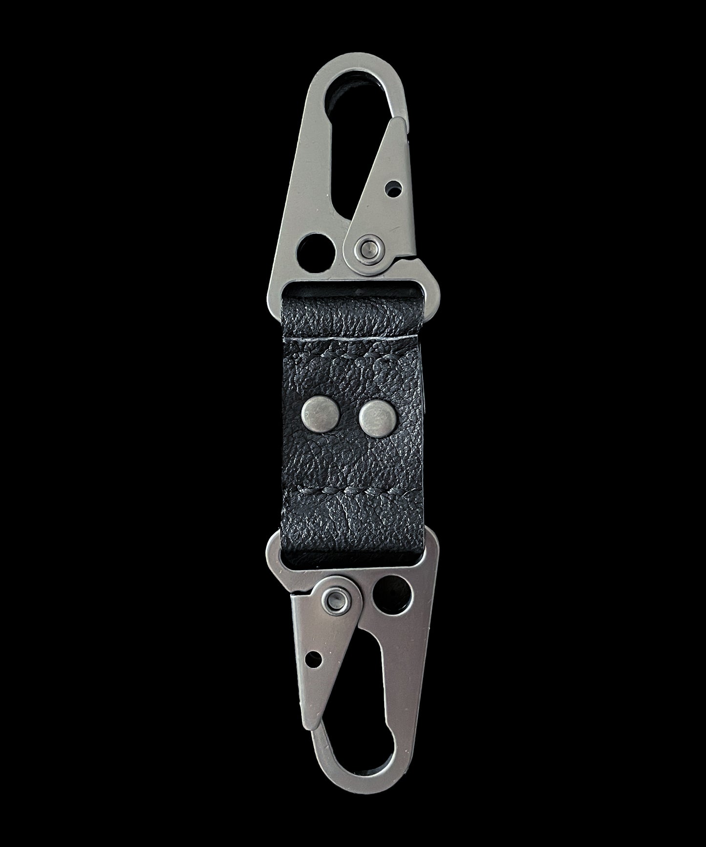 "GUNMETAL" Double Sided Carabiner