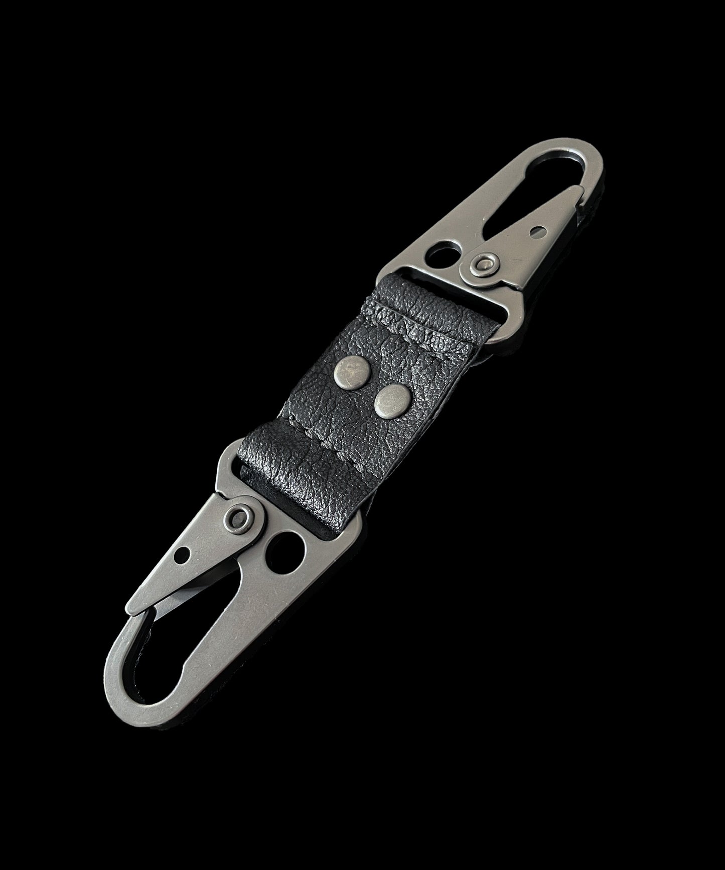 "GUNMETAL" Double Sided Carabiner