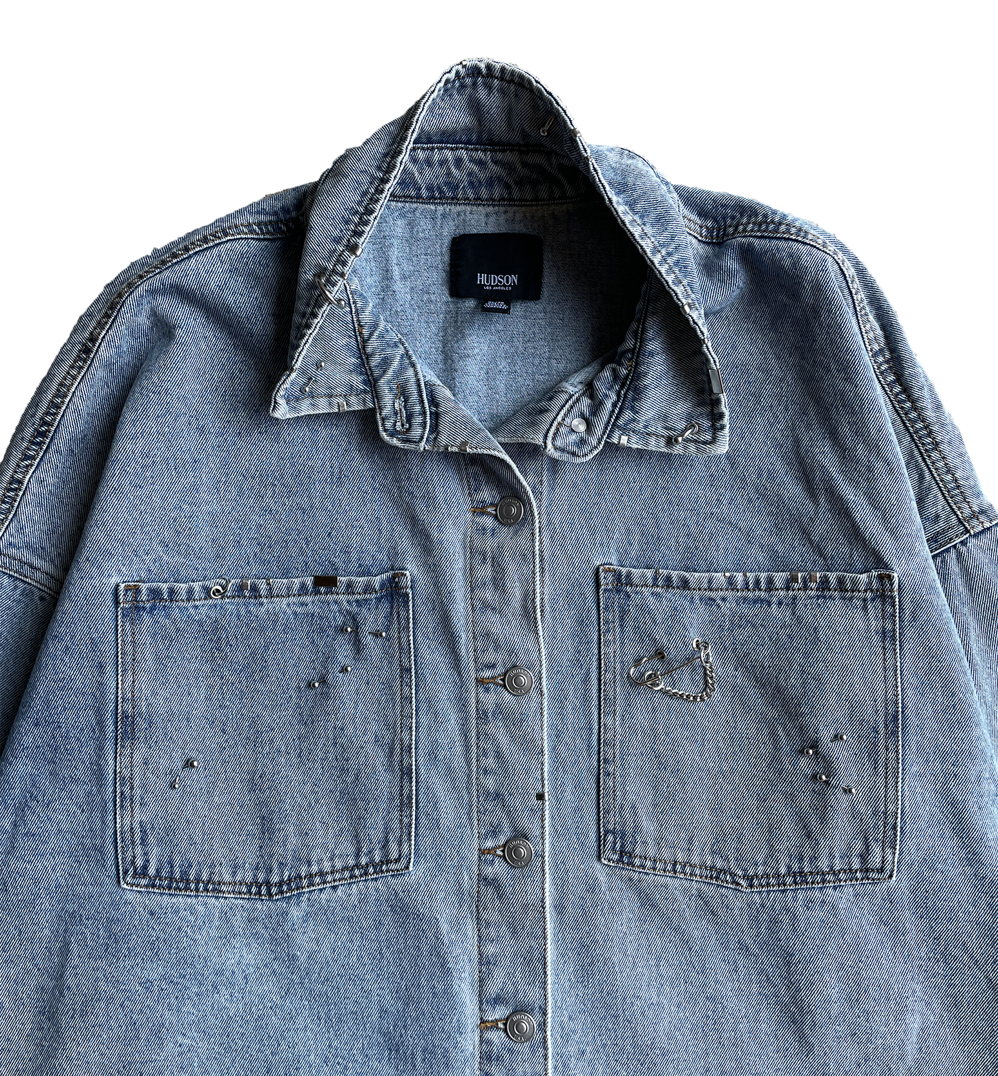 "ETHEREAL" Denim Button Up Shirt