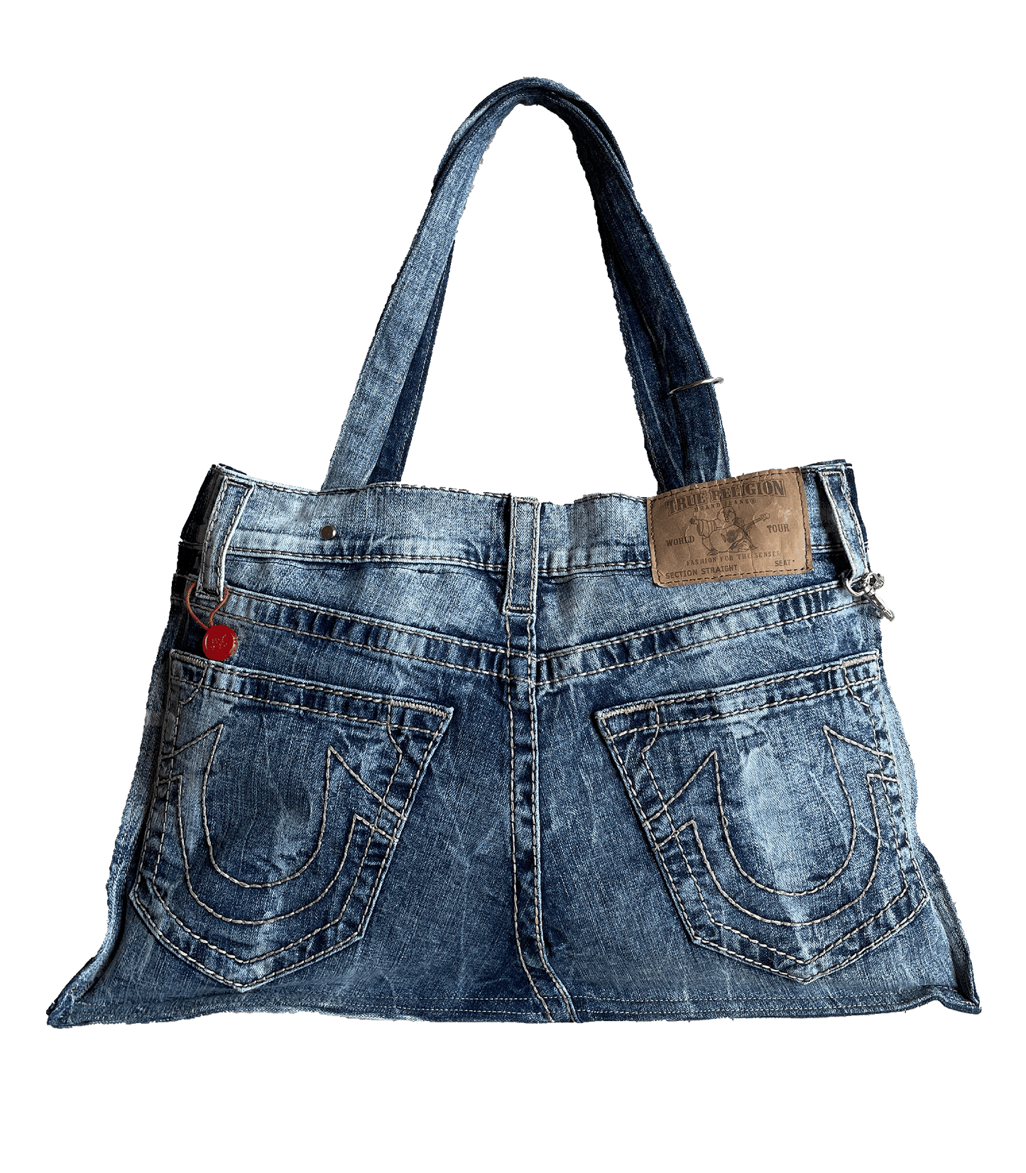 "TRUE RELIGION" Denim Tote Bag