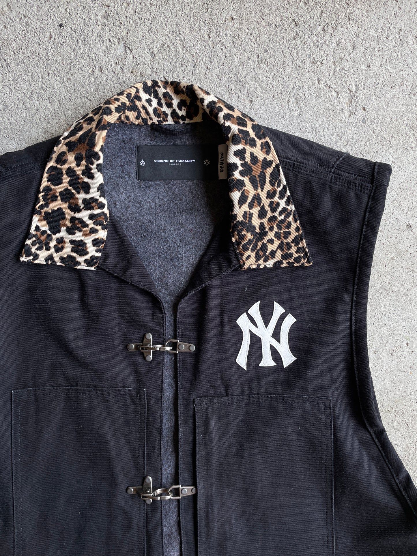"YANKEES" Oversized Workwear Vest
