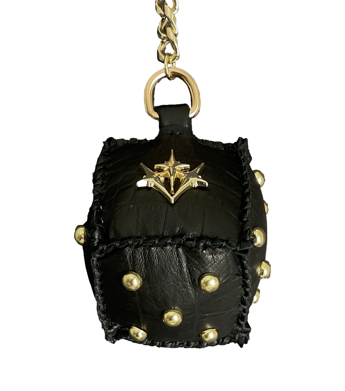 "BLACK AND YELLOW" Dice Bag Charm