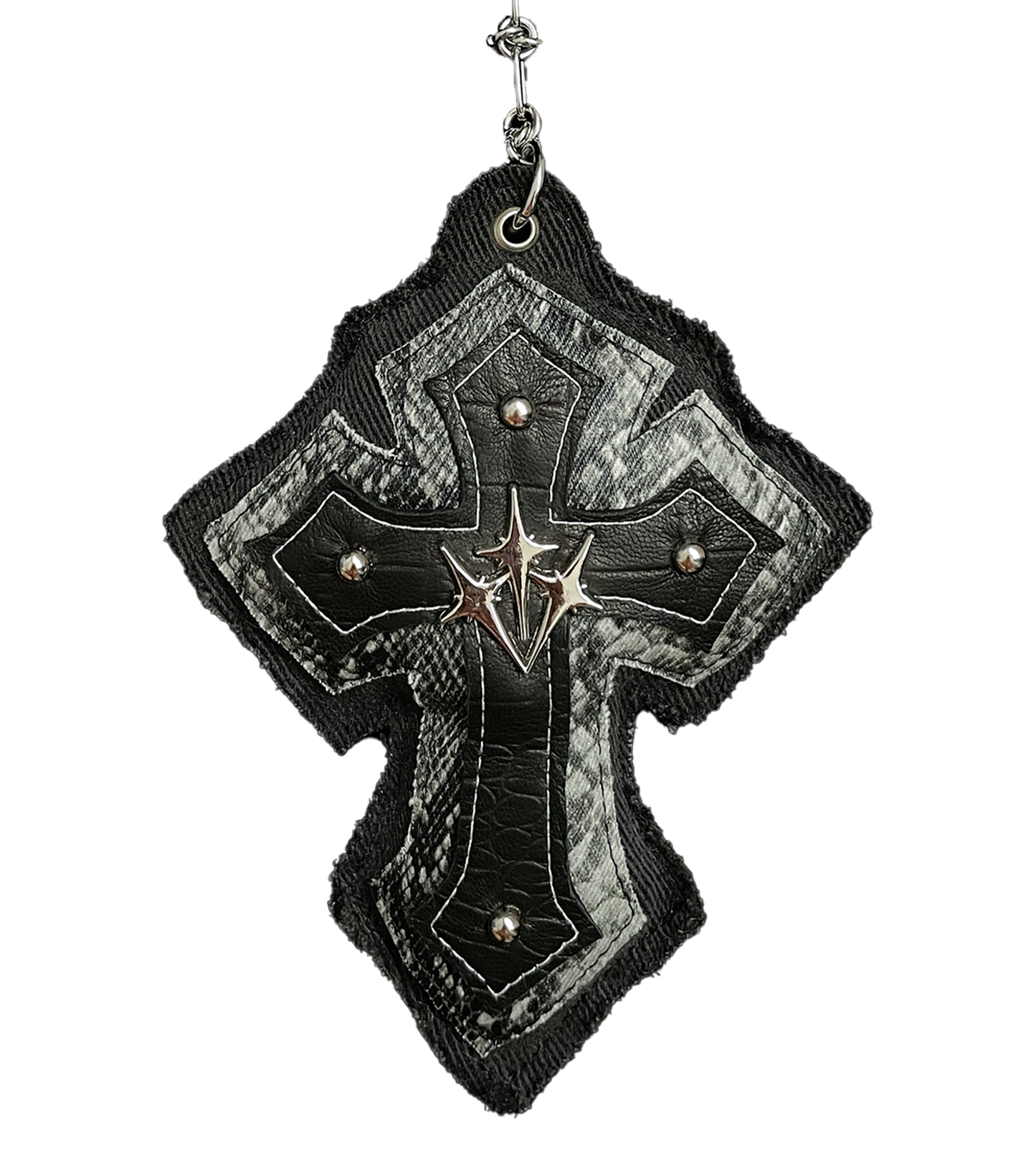 "FIXION" Cross Bag Charm