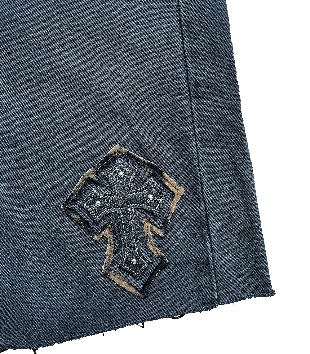 "FAITH" Levis 501 Baggy Jorts