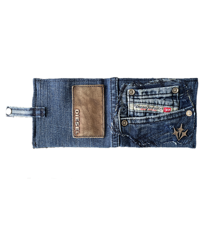 "DIESEL" Denim Bifold Wallet