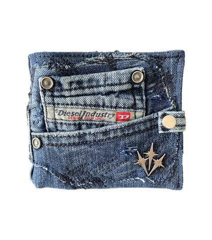 "DIESEL" Denim Bifold Wallet