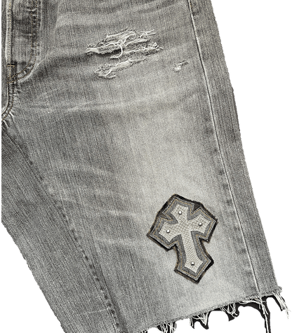 "FAITH" Levis 501 Baggy Jorts
