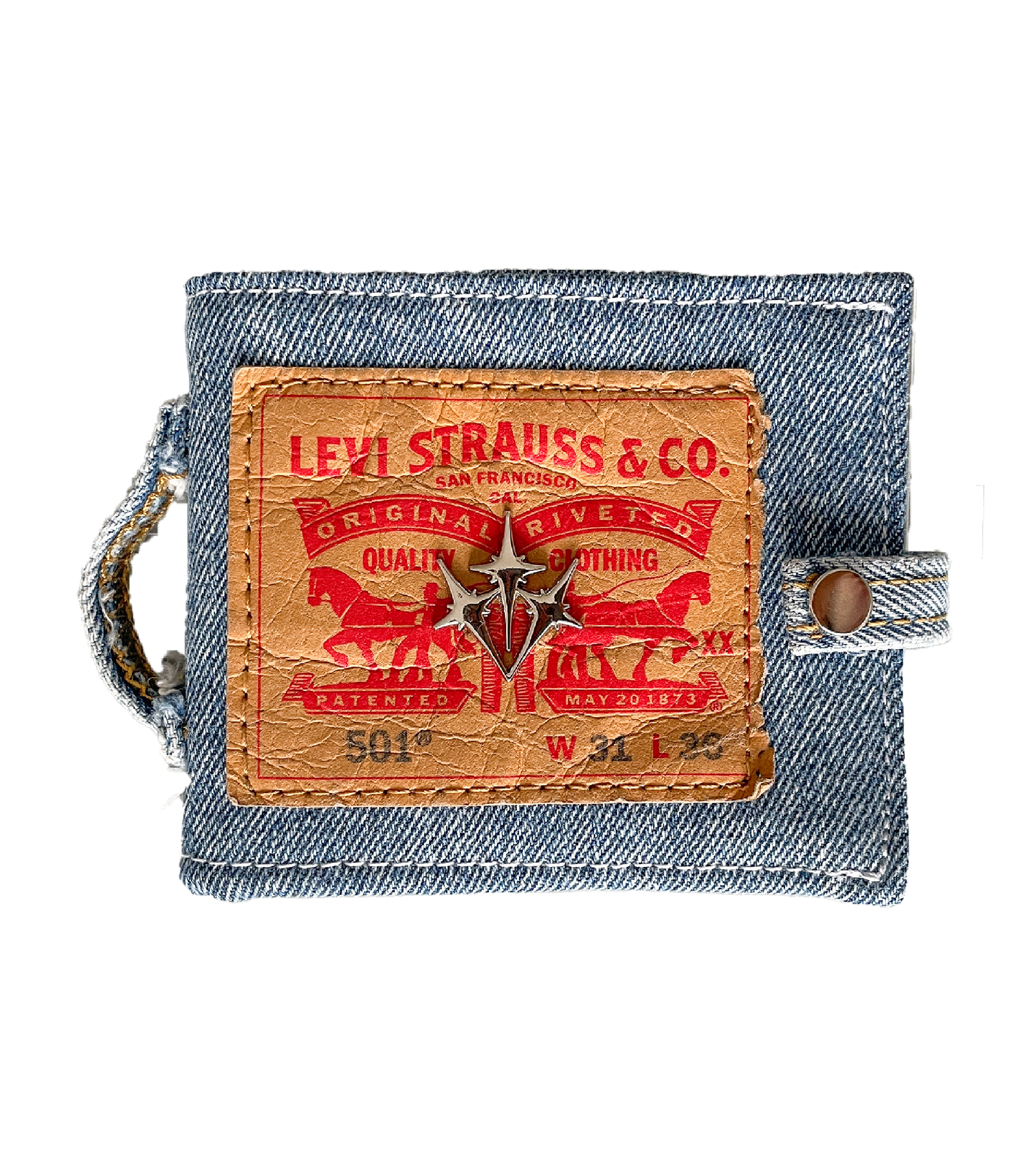 【mahagrid】25SS★ WESTERN DENIM WALLET WESTERN DENIM WALLET[BLACK] | ファッション通販サイト NUGU