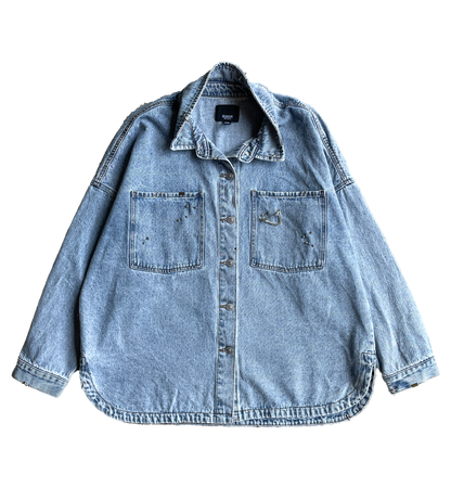 "ETHEREAL" Denim Button Up Shirt