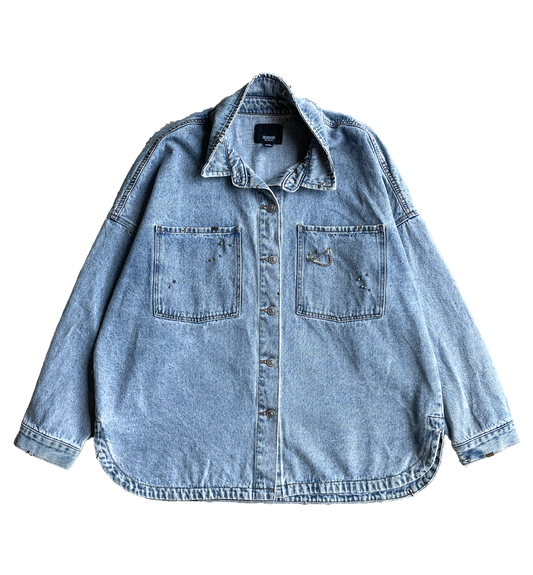 "ETHEREAL" Denim Button Up Shirt