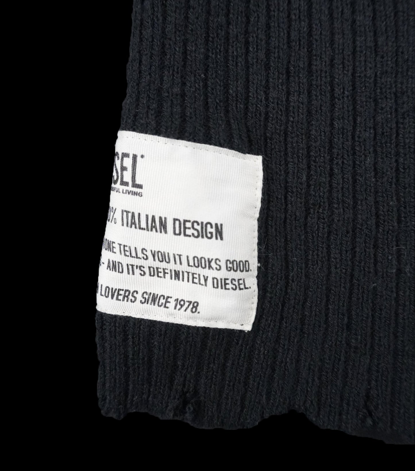 "DIESEL" Distressed Beanie