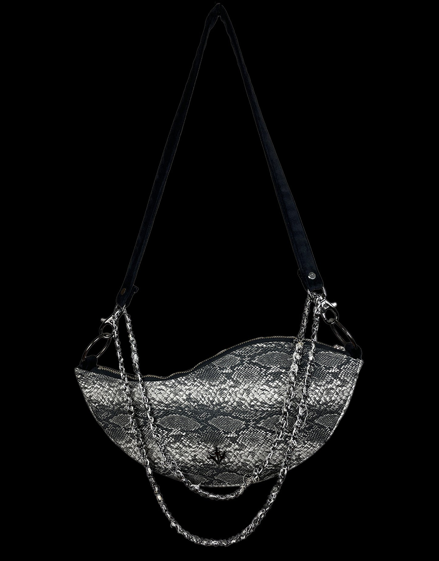 "SNAKESKIN" Luna Handbag