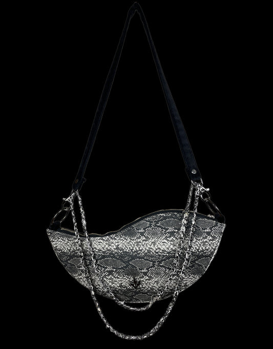 "SNAKESKIN" Luna Handbag