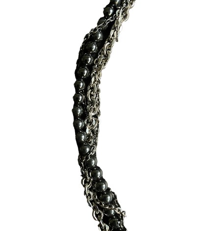 "ONYX" DRIP NECKLACE