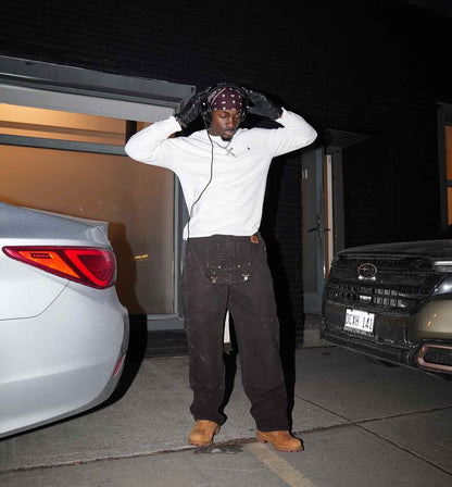 "NOT AT WORK" CARHARTT OVERALL PANTS