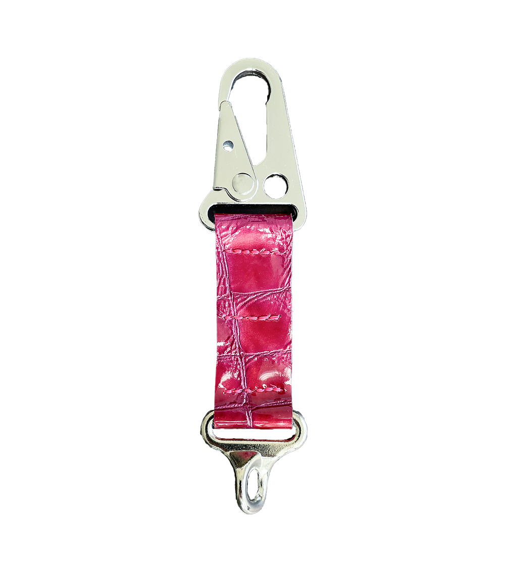 "HOT PINK" CARABINER KEYCHAIN