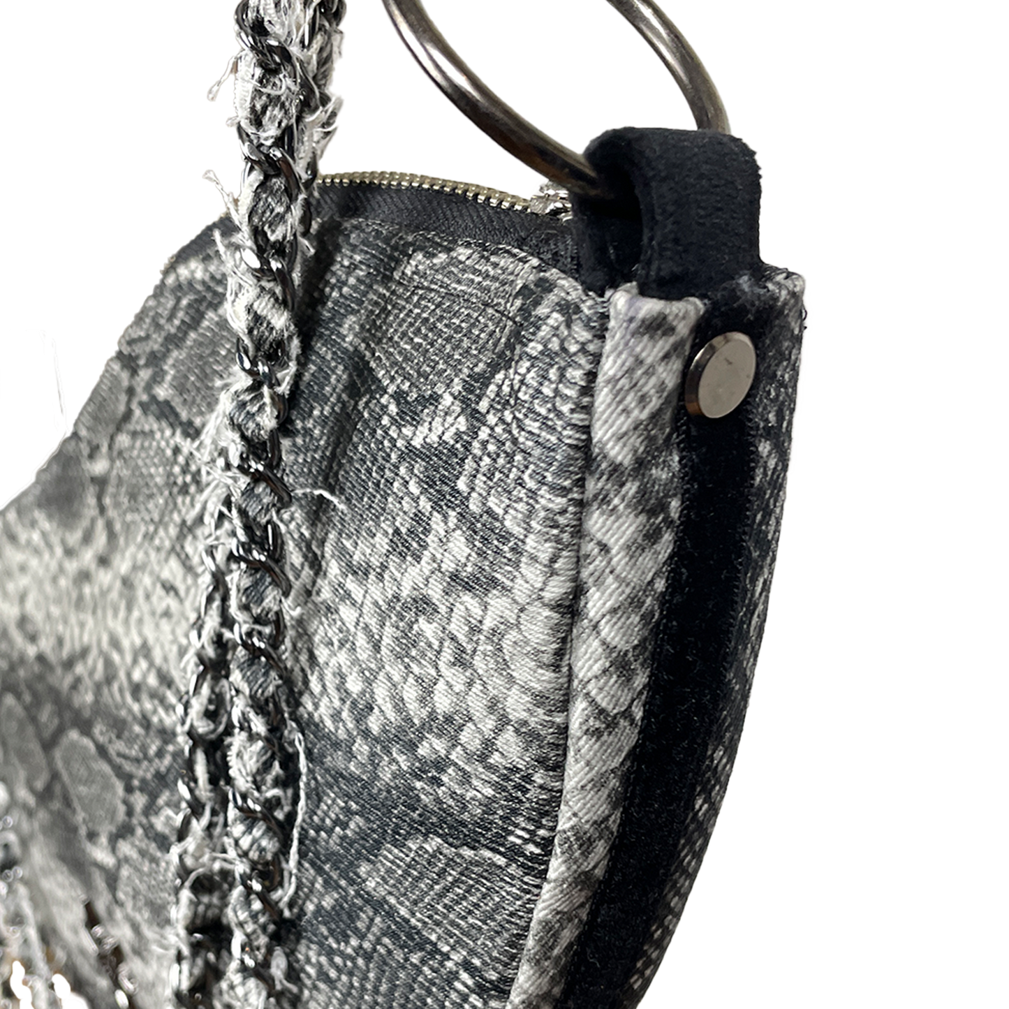 "SNAKESKIN" Luna Handbag