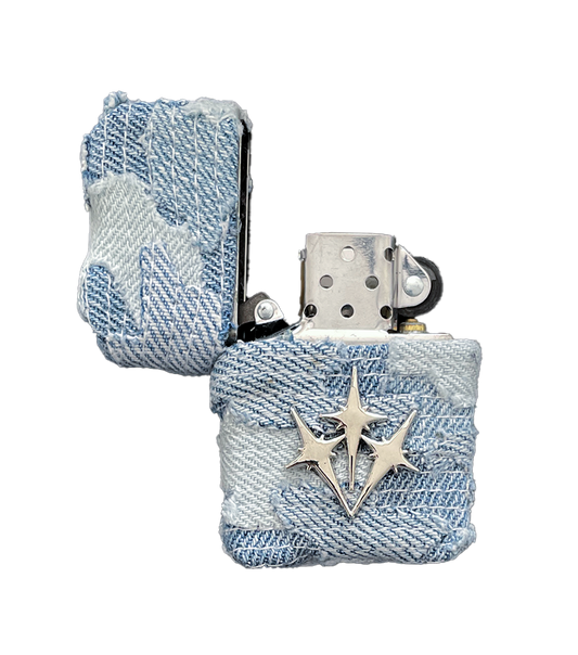 "BLUE CAMO" Zippo Lighter