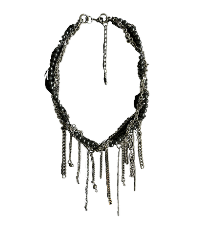 "ONYX" DRIP NECKLACE