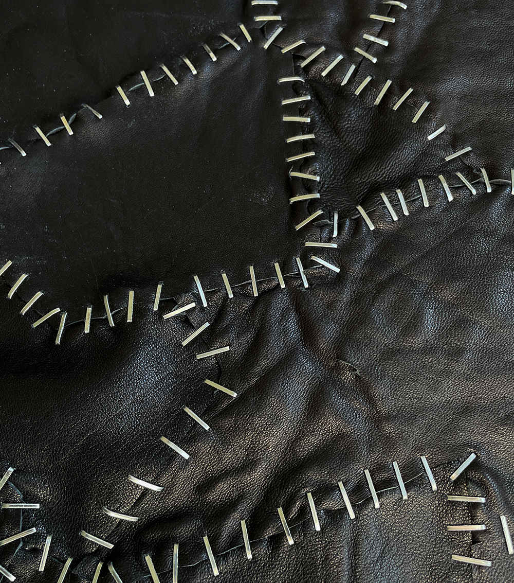 "KINTSUGI" Leather Bandana