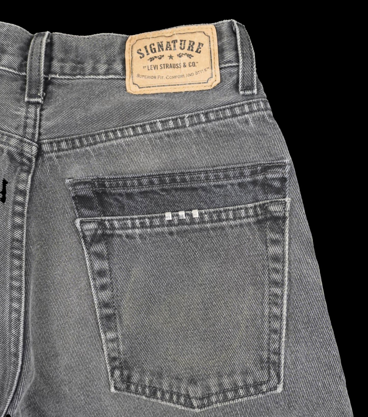 "OH BABY" Denim Shorts