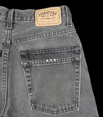 "OH BABY" Denim Shorts
