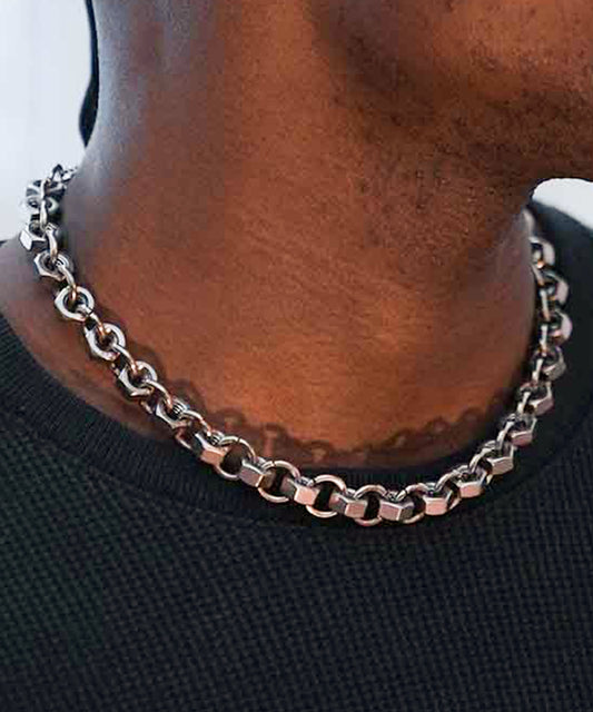 "BOLT NUT" NECKLACE