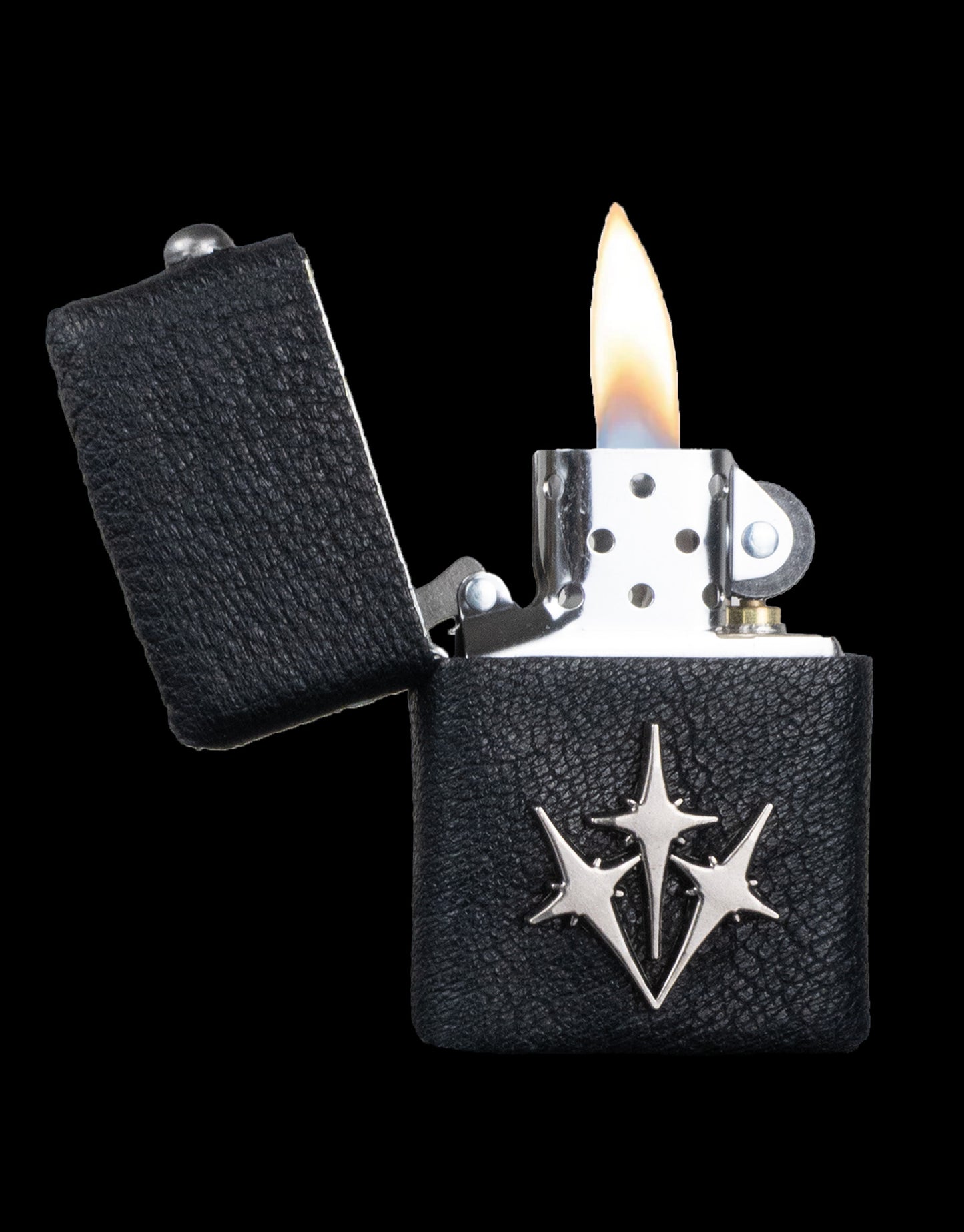 "PEBBLED BLACK" ZIppo Lighter