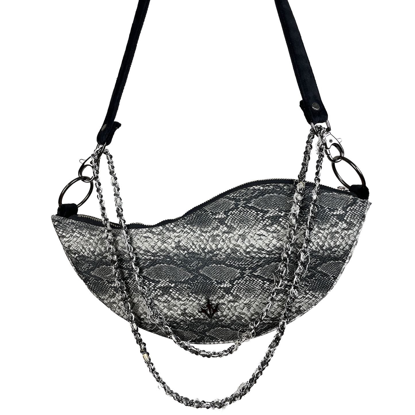 "SNAKESKIN" Luna Handbag