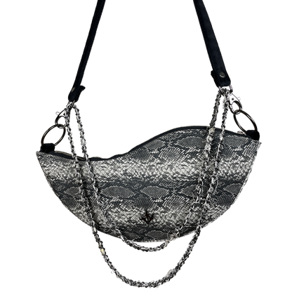 "SNAKESKIN" Luna Handbag