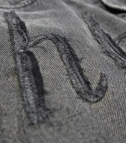 "OH BABY" Denim Shorts