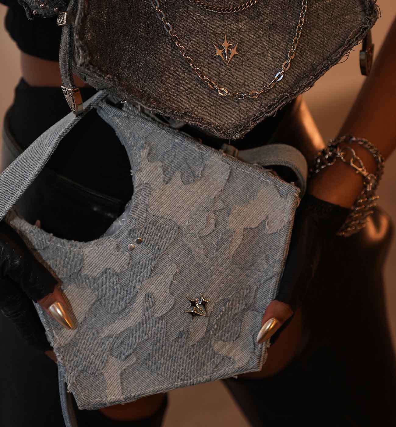 "DENIM CAMO" TORO HANDBAG