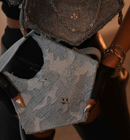 "DENIM CAMO" TORO HANDBAG