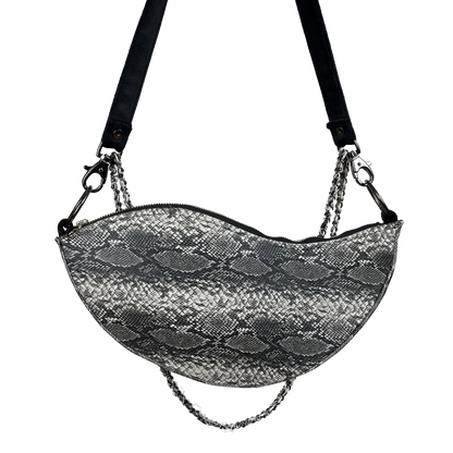 "SNAKESKIN" Luna Handbag