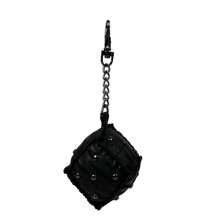 "BLACK ZEBRA" DICE KEYCHAIN