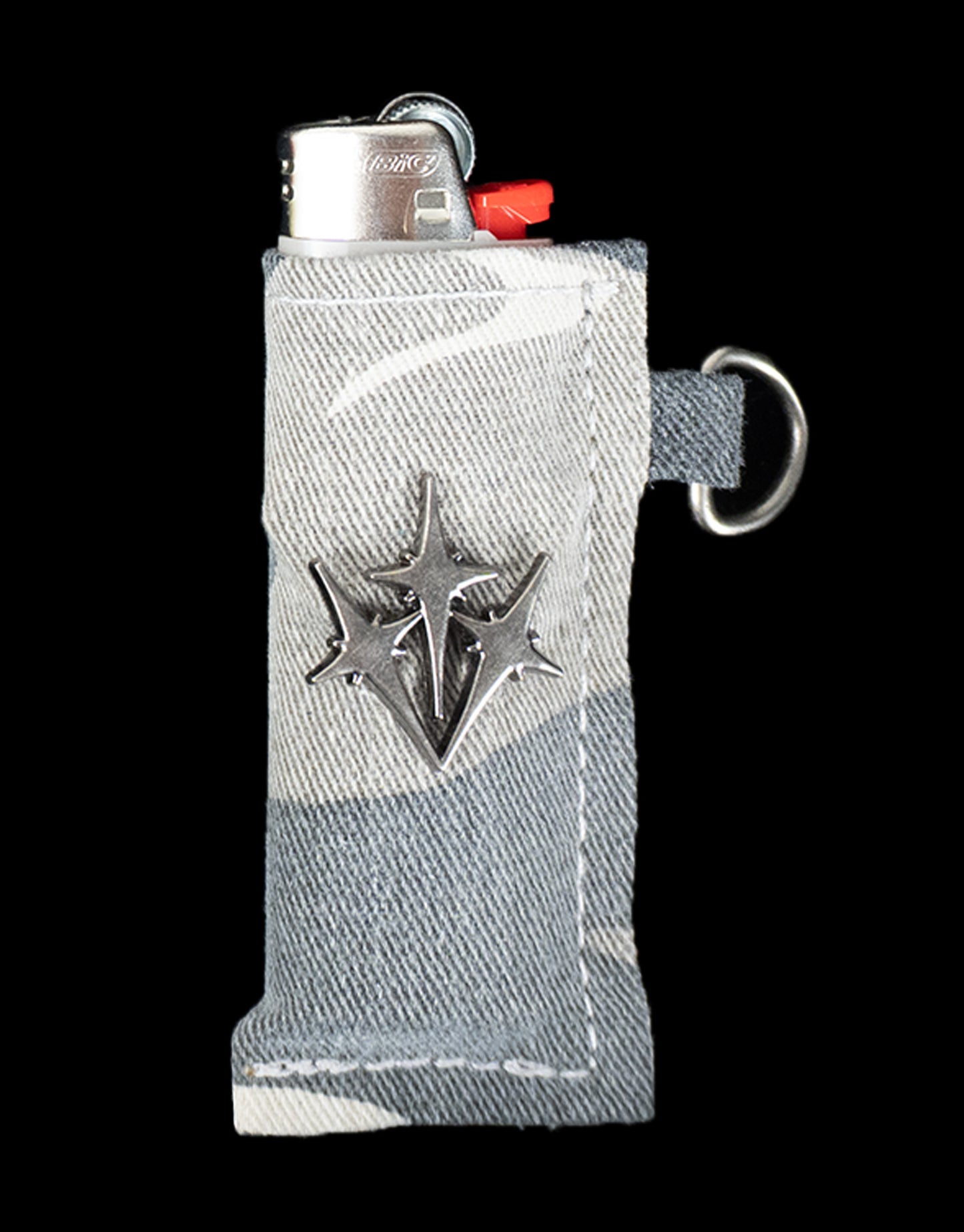 "WHITE CAMO" BIC Lighter Sleeve