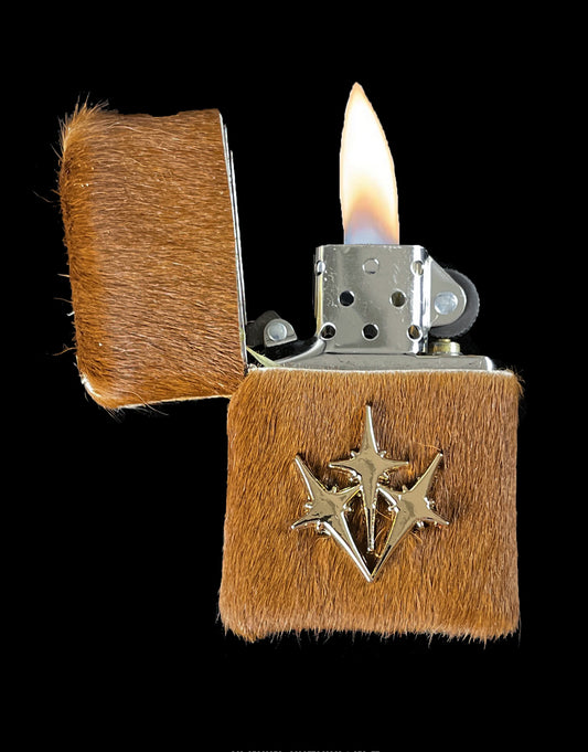 "COWHIDE" Zippo Lighter