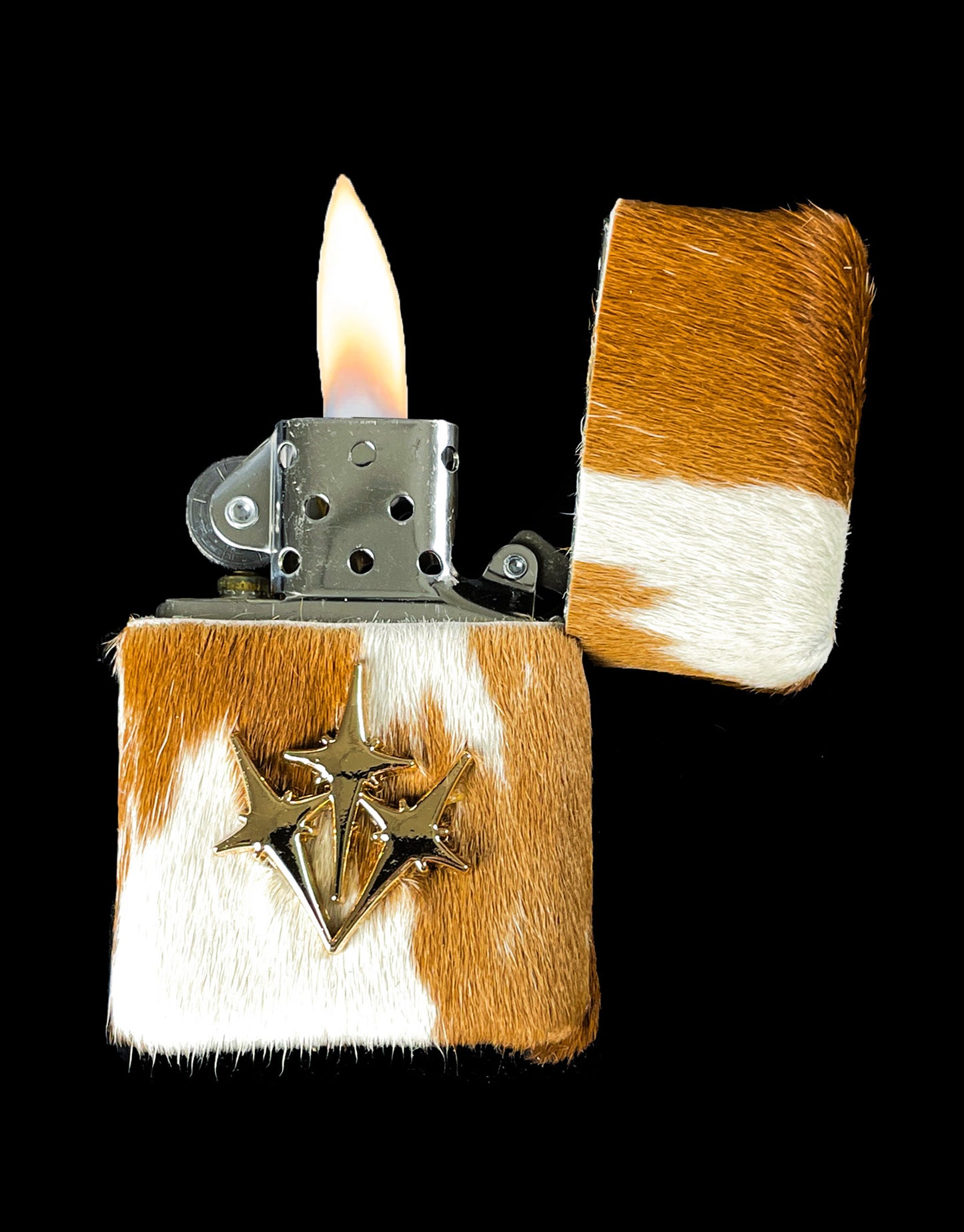 "COWHIDE" Zippo Lighter