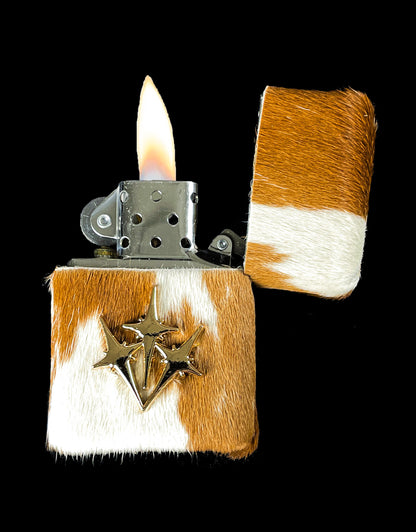 "COWHIDE" Zippo Lighter