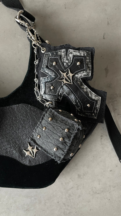 "FIXION" Cross Bag Charm