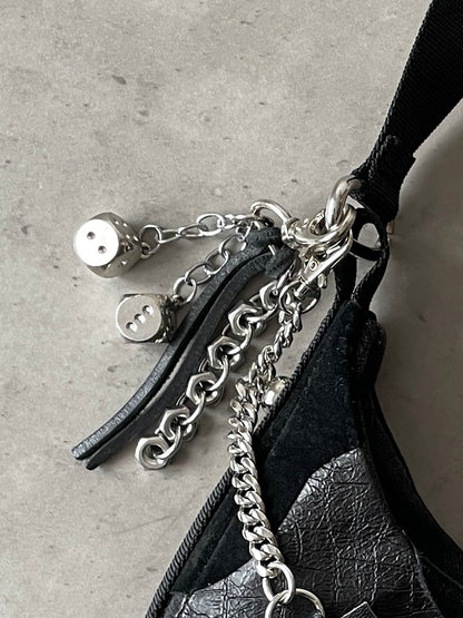 "CHROME" Bag Charm