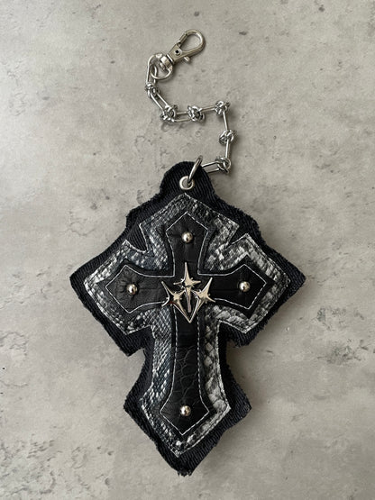 "FIXION" Cross Bag Charm