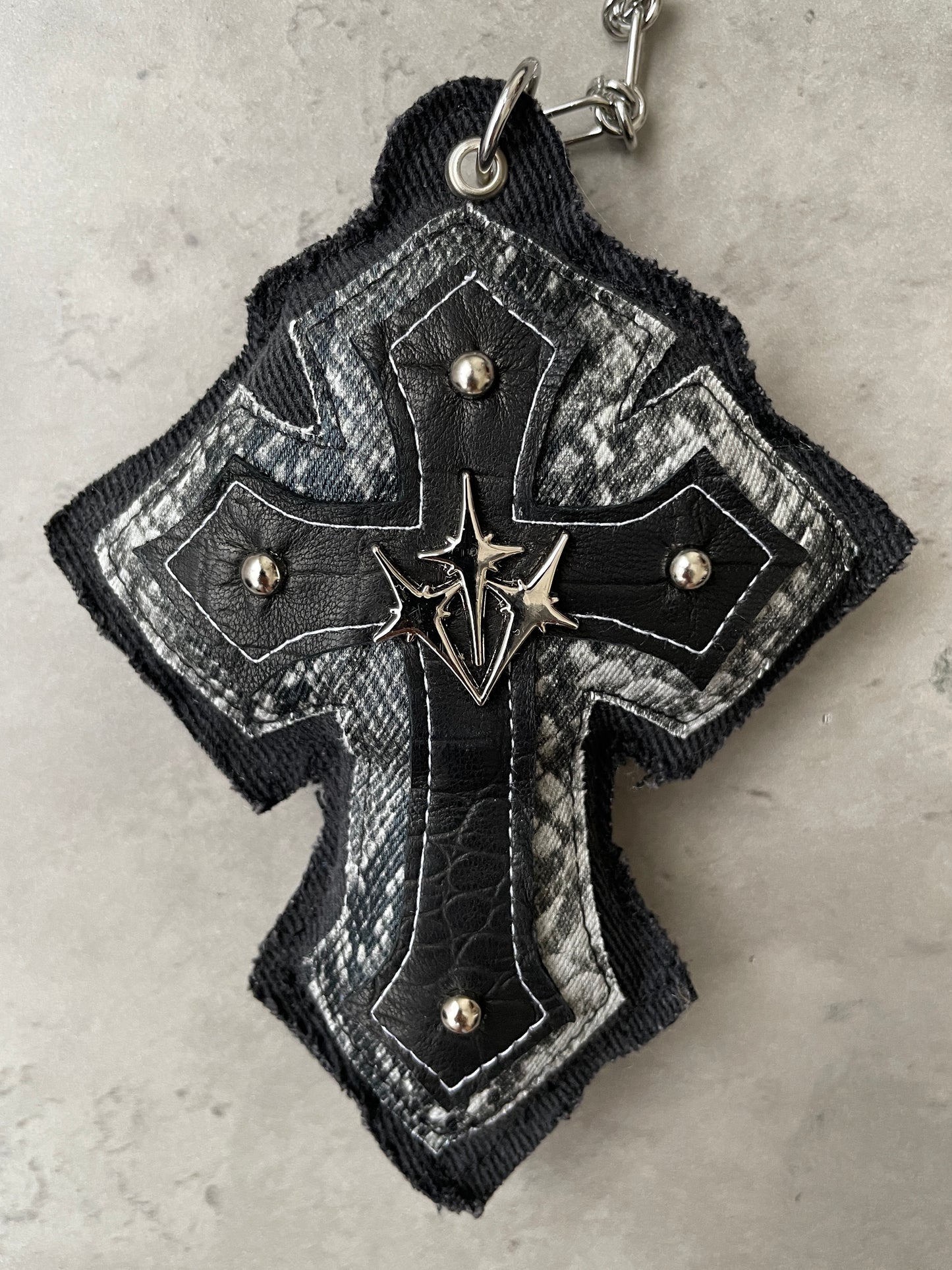 "FIXION" Cross Bag Charm