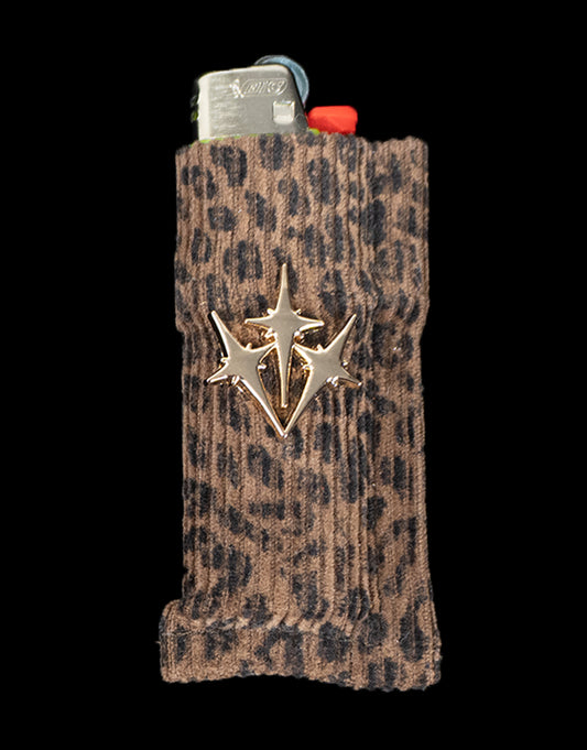 "LEOPARD" BIC Lighter Sleeve