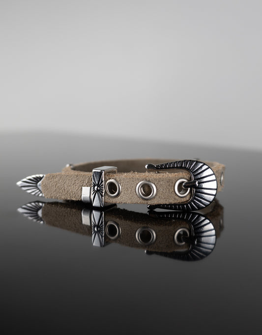 "BEIGE SUEDE" Belt Bracelet