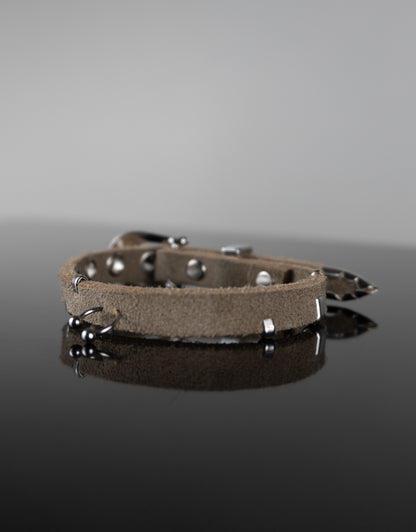 "BEIGE SUEDE" Belt Bracelet