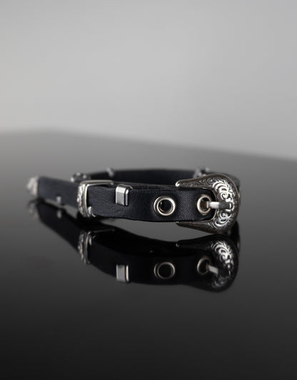 "BLACK" Belt Bracelet