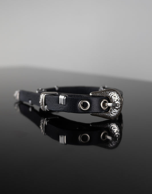 "BLACK" Belt Bracelet