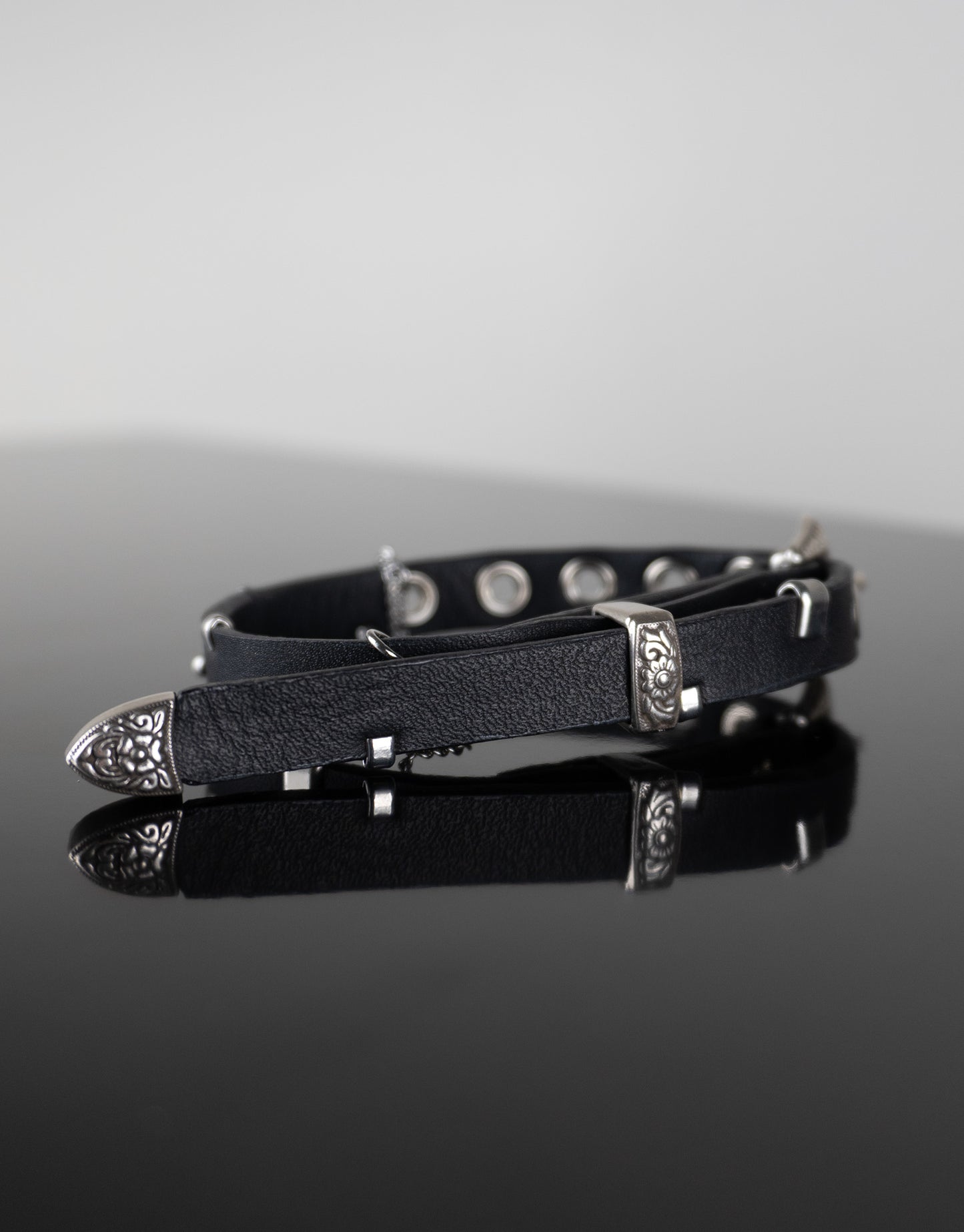 "BLACK" Belt Bracelet
