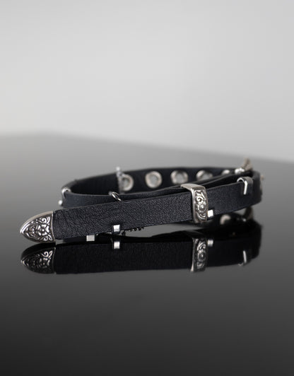 "BLACK" Belt Bracelet